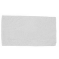 White 100% Cotton Velour Beach Towel - Blank (30"x60")